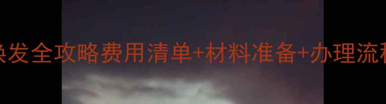 泰国旅行证换发全攻略费用清单材料准备办理流程保姆级指南