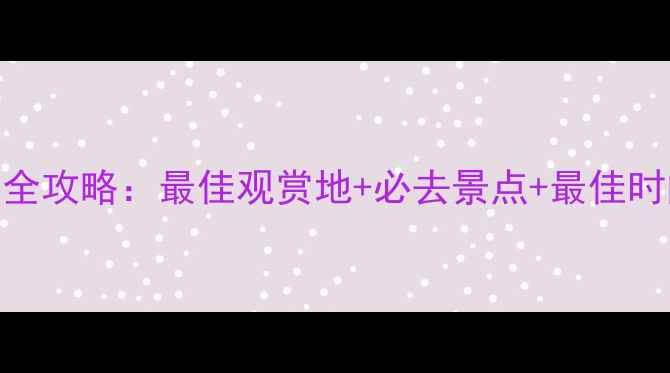 图片 中国海鸥观赏全攻略：最佳观赏地+必去景点+最佳时间+拍照技巧2